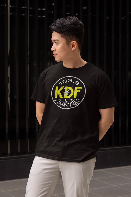 KDF 103 Pure Rock 1970 Radio Station Nostalgic T-shirt