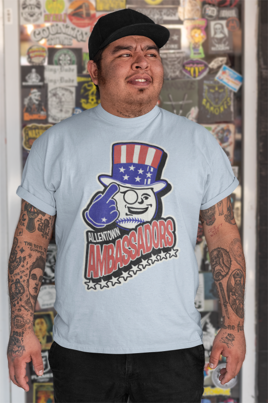 Load image into Gallery viewer, Allentown Ambassadors Nostalgic Retro Baseball T-shirt
