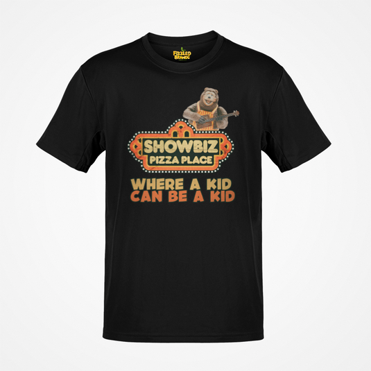 Showbiz Pizza Place Come for The Pizza Tribute T-Shirt