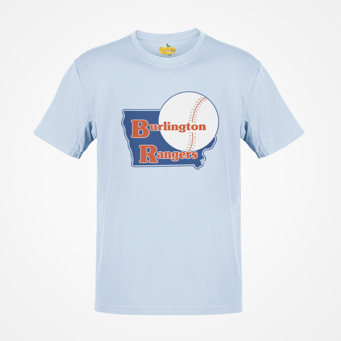Burlington Rangers North Carolina League Baseball 1972 T-shirt