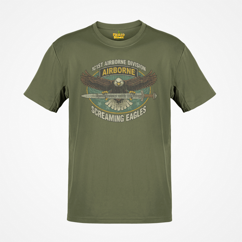 Load image into Gallery viewer, 101st Screaming Eagles US Army Logo T-shirt
