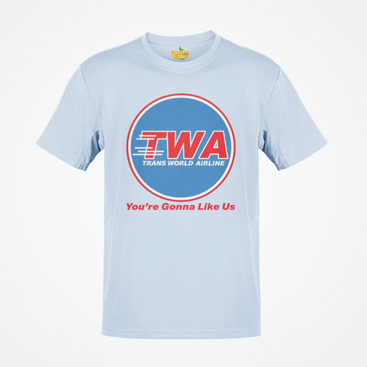 TWA Trans World Airline Classic Globe Logo Gonna Like Us T-shirt