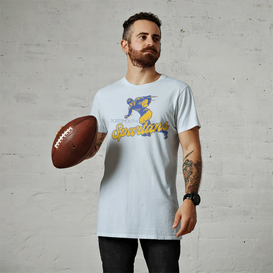 Portsmouth Spartans Retro Nostalgic Football T-shirt