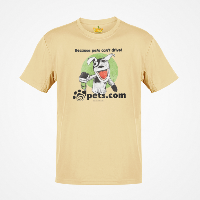 Pets.com Online Store Nostalgic Retro Logo T-shirt