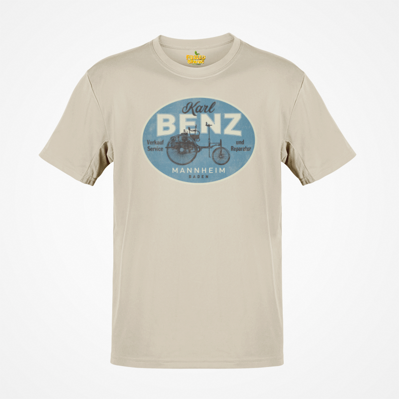 Load image into Gallery viewer, First Mercedes Benz Sign Logo Mannheim Baden Car T-shirt
