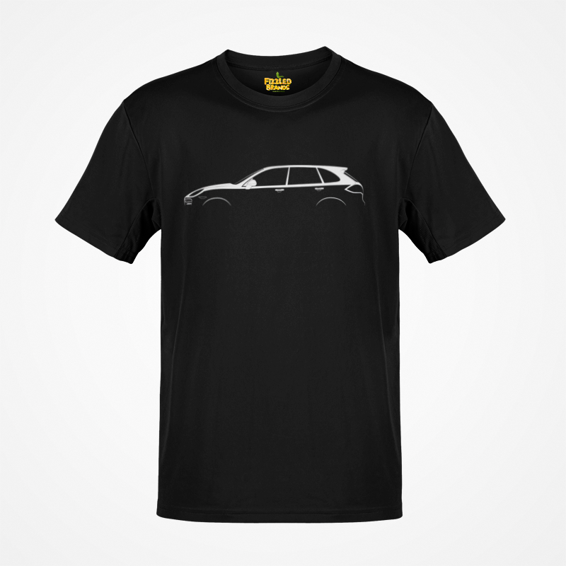 Load image into Gallery viewer, Porsche Cayenne Turbo 958 Silhouette Car T-shirt
