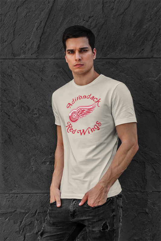 Adirondack Red Wings 1979 New York Hockey T-shirt