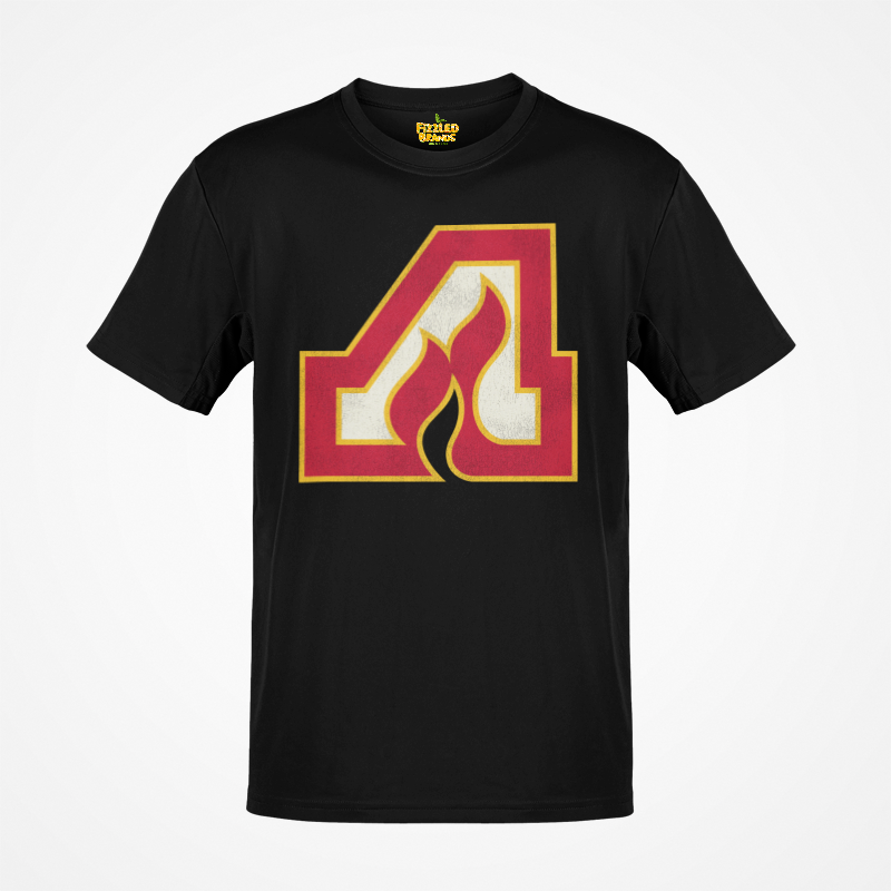 Load image into Gallery viewer, Atlanta Flames Hockey Team Nostlagic Logo T-shirt
