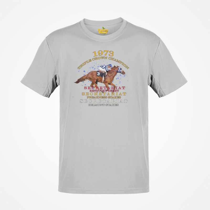 Load image into Gallery viewer, Triple Crown Champion Secretariat 1973 Nostalgic Retro T-shirt
