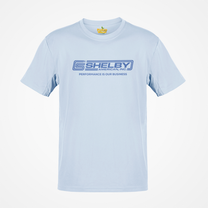 Shelby American Inc Performance Is Our Business Cobra Logo T-shirt