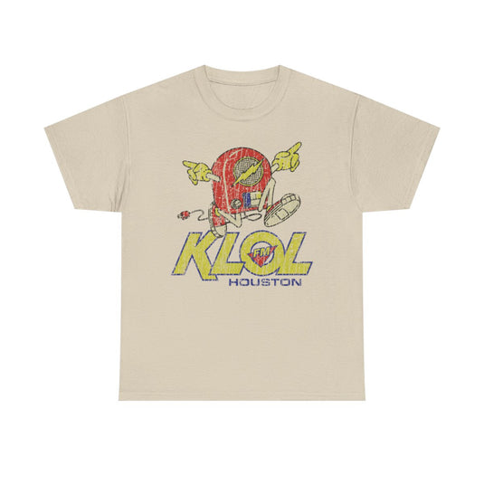 KLOL FM Houston 1970 Radio Station Nostalgic T-shirt