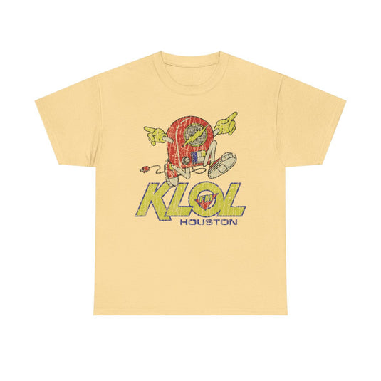 KLOL FM Houston 1970 Radio Station Nostalgic T-shirt
