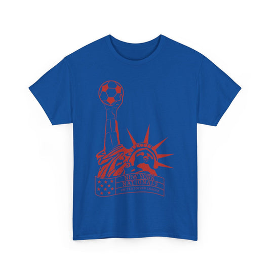 New York Nationals United Soccer League 1984 T-shirt