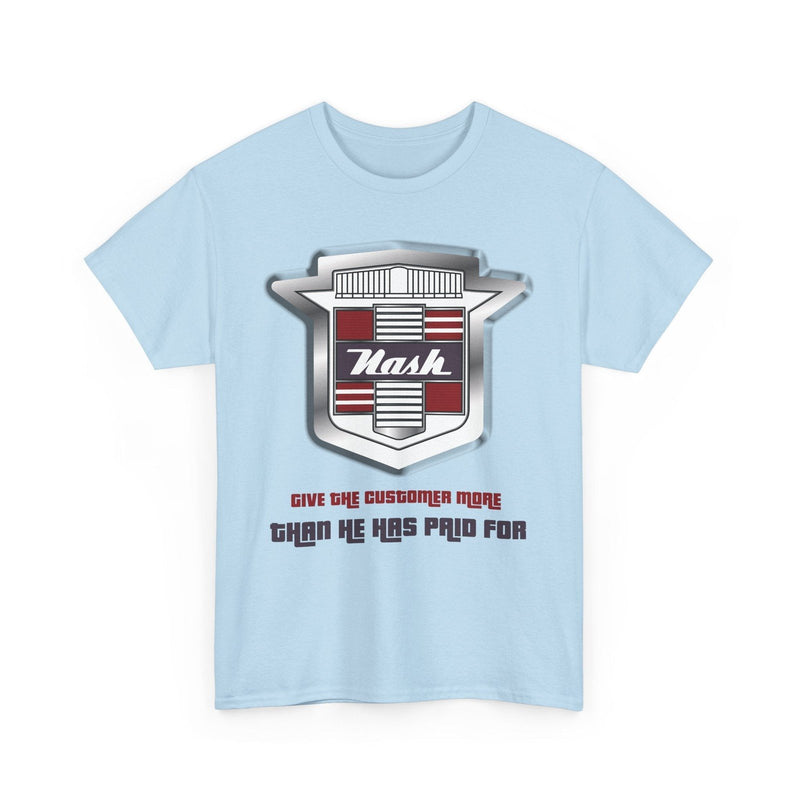 Load image into Gallery viewer, Nash Give The Customer More Than He Has Paid For Shield T-shirt
