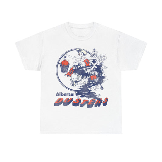 Alberta Dusters Basketball Team Nostalgic Retro T-shirt