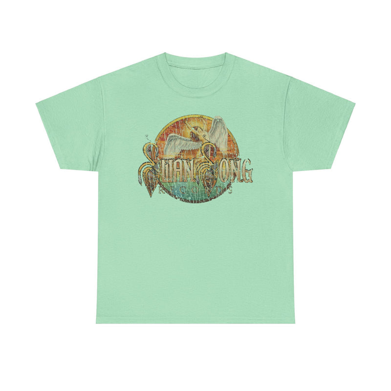 Load image into Gallery viewer, Swan Song Records 1974 England Record Label Rock Band T-shirt
