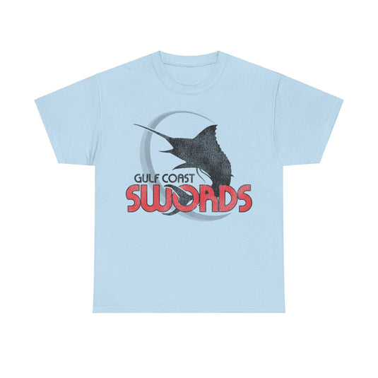 Gulf Coast Swords Hockey Team Nostalgic Logo T-shirt