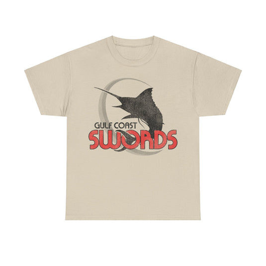 Gulf Coast Swords Hockey Team Nostalgic Logo T-shirt