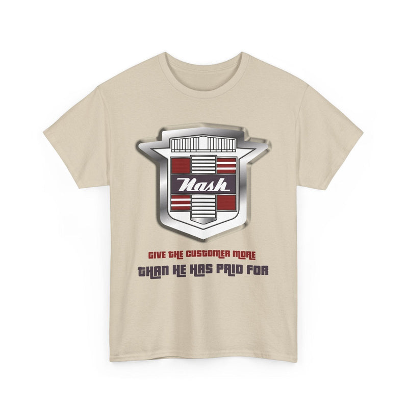 Load image into Gallery viewer, Nash Give The Customer More Than He Has Paid For Shield T-shirt
