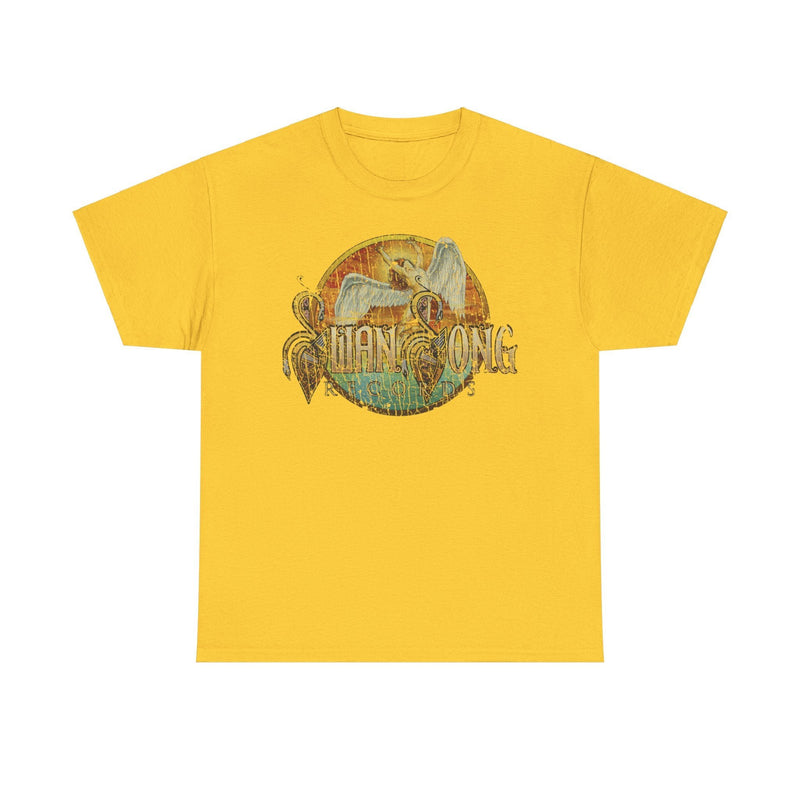 Load image into Gallery viewer, Swan Song Records 1974 England Record Label Rock Band T-shirt
