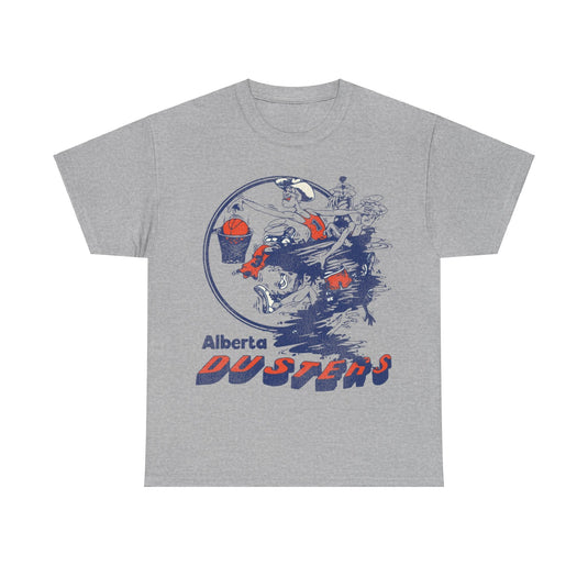 Alberta Dusters Basketball Team Nostalgic Retro T-shirt