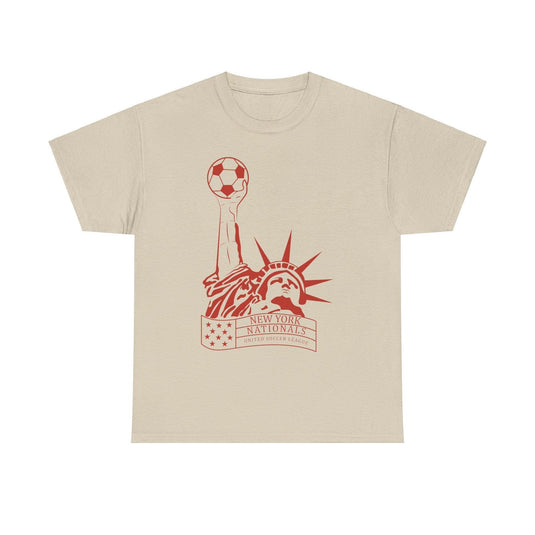 New York Nationals United Soccer League 1984 T-shirt
