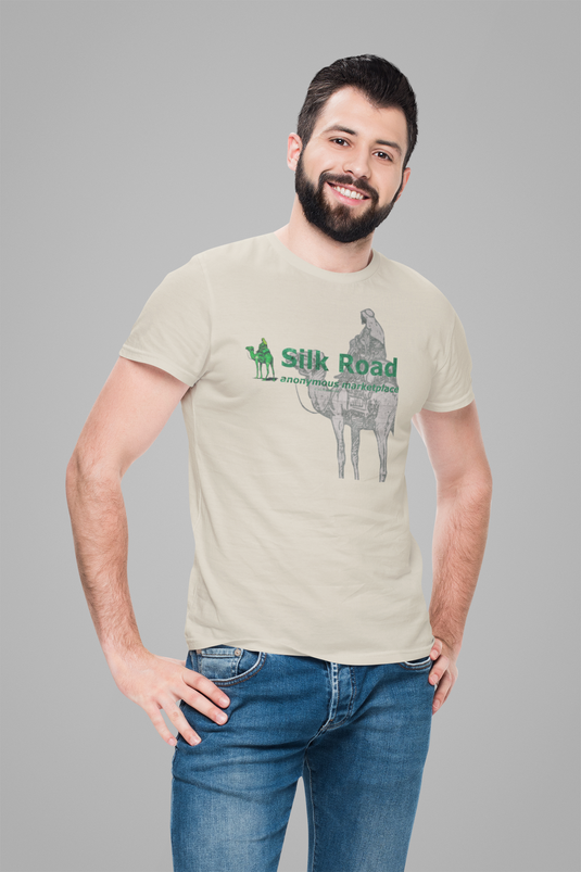 Silk Road Anonymous Marketplace Nostalgic Logo T-shirt