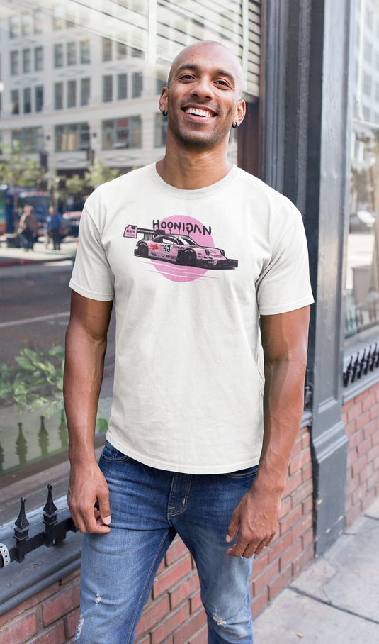 Pink Hoonipigasus Hoonigan Pikes Peak Race Car T-shirt