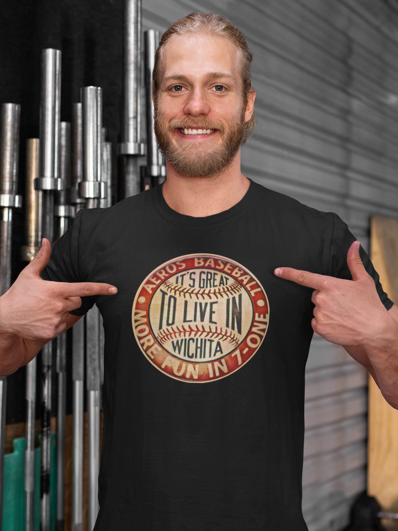 Load image into Gallery viewer, Wichita Aeros Kansas Baseball Team T-shirt
