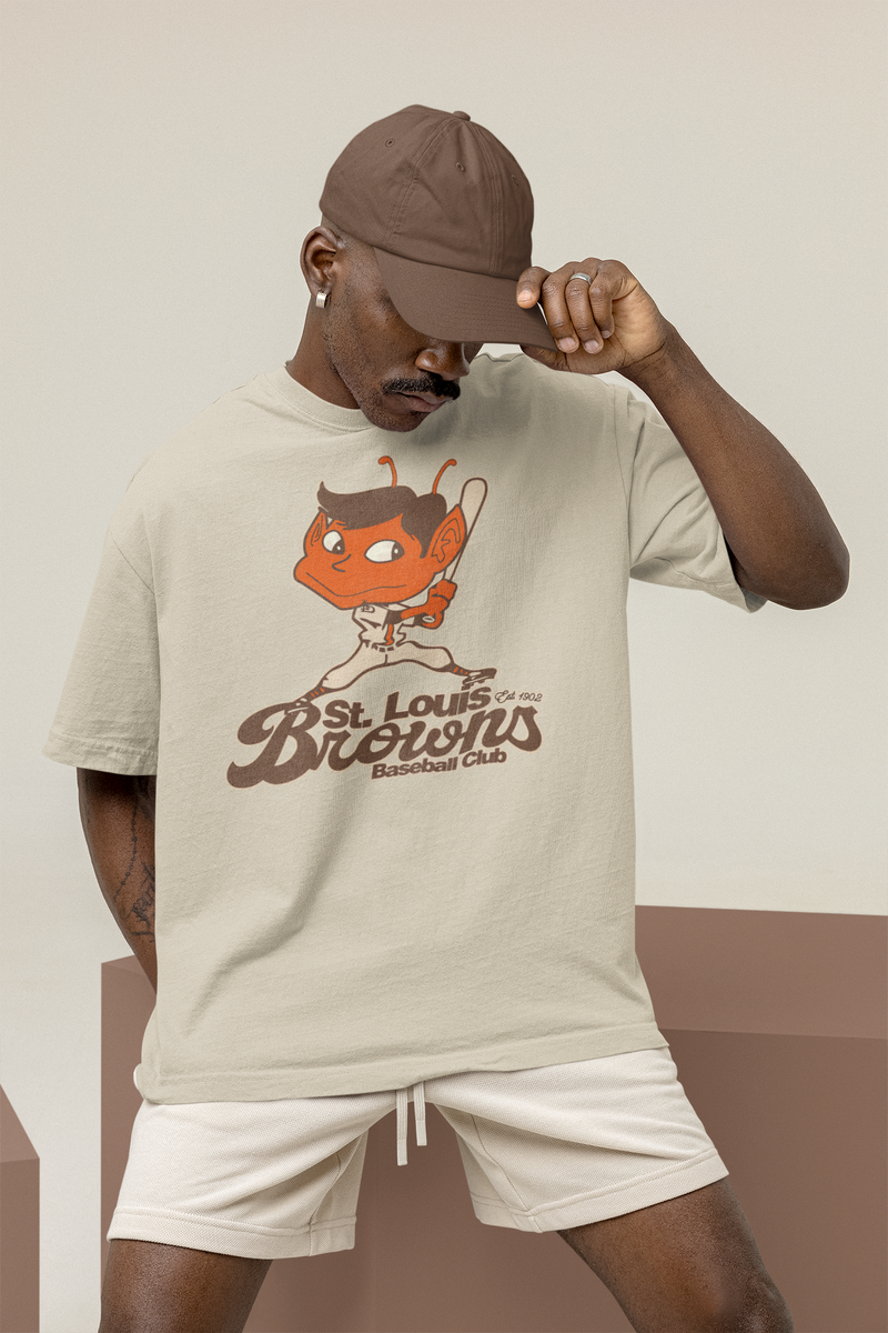 Load image into Gallery viewer, St Louis Browns Nostalgic Retro Baseball Team T-shirt
