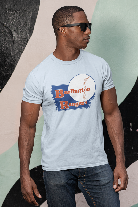 Burlington Rangers North Carolina League Baseball 1972 T-shirt