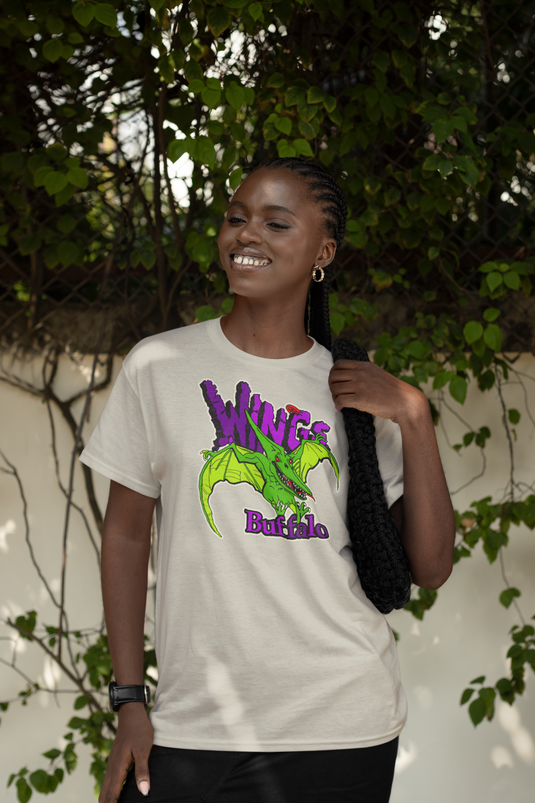 Buffalo Wings Roller Hockey Nostalgic Logo T-shirt