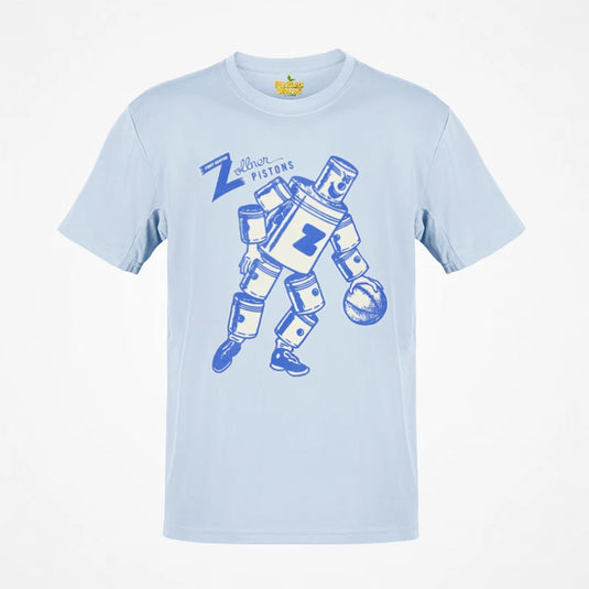 Fort Wayne Zollner Pistons Basketball Nostalgic Retro T-shirt