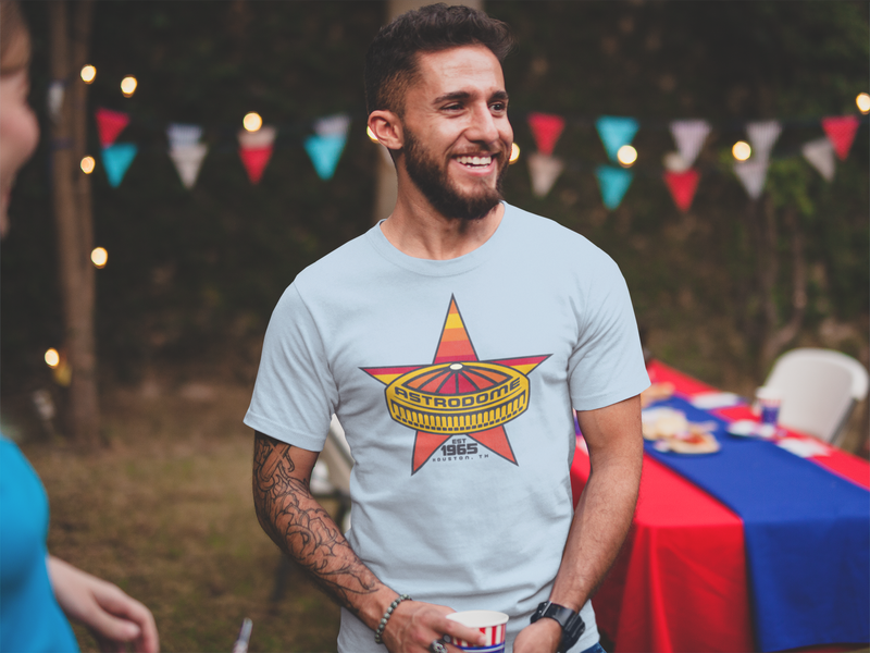 Load image into Gallery viewer, Houston Astrodome Nostalgic Retro Baseball Stadium T-shirt
