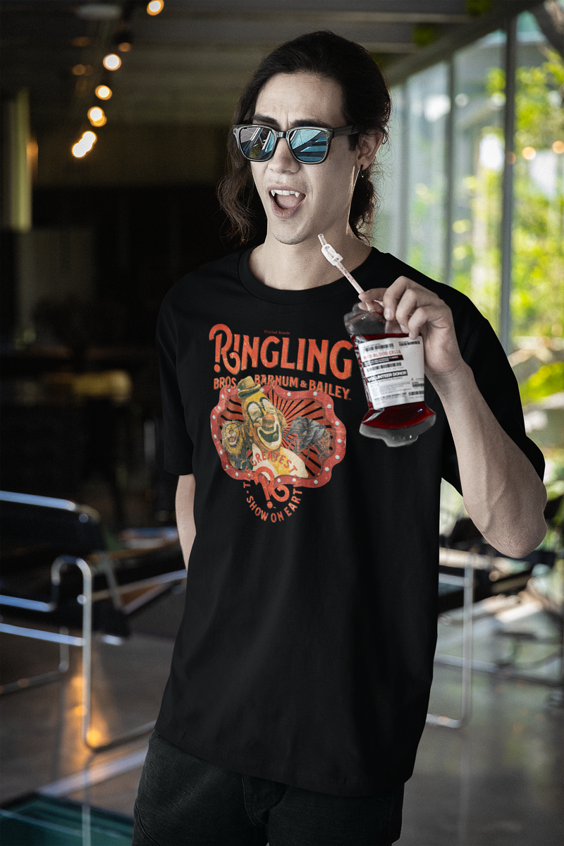 Load image into Gallery viewer, Ringling Brothers Greatest Show on Earth Nostalgic Retro Logo T-shirt
