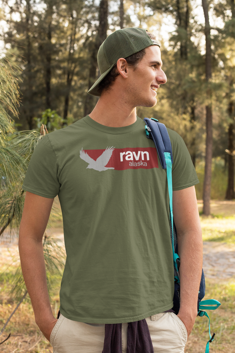 Load image into Gallery viewer, Ravn Alaska Airlines Vintage Logo T-Shirt Aviation Enthusiast
