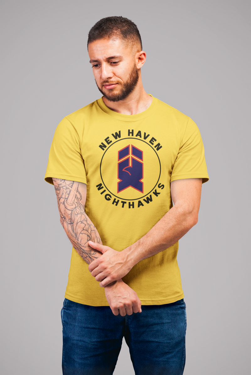 Load image into Gallery viewer, New Haven Nighthawks Connecticut American Hockey League 1972-1992 T-shirt
