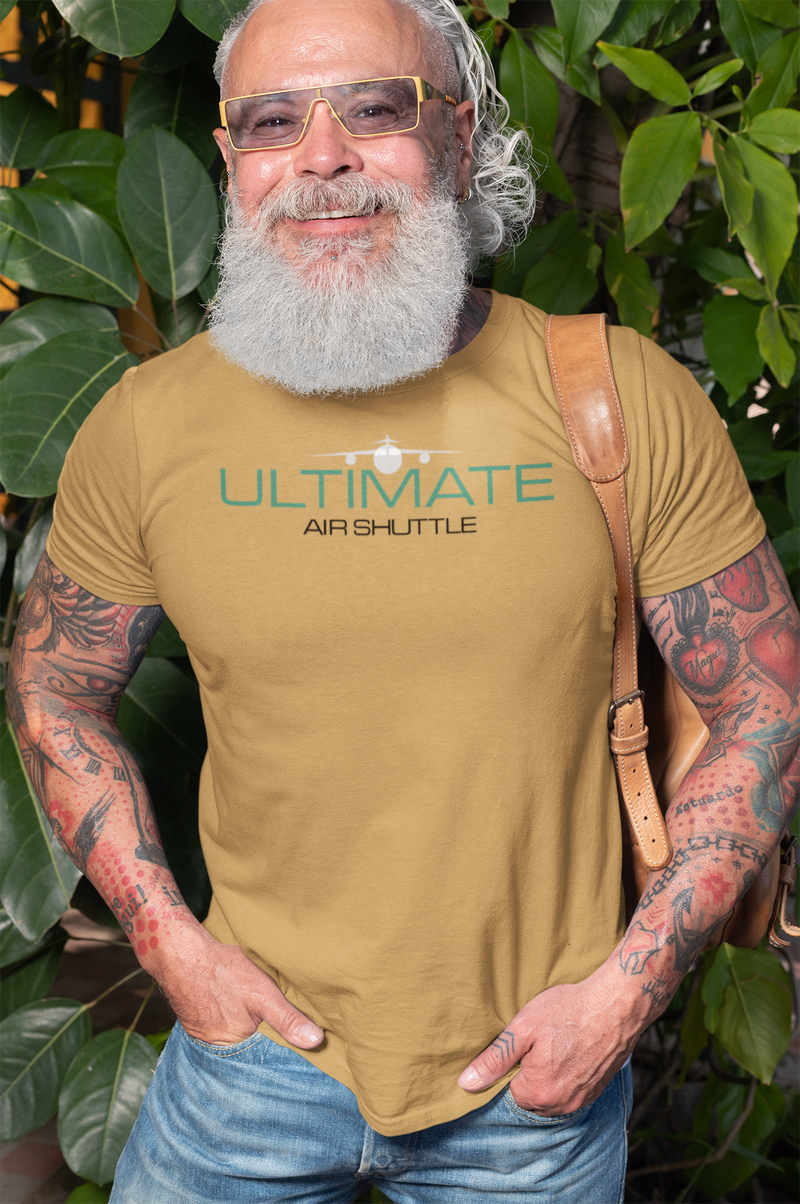 Load image into Gallery viewer, Ultimate Air Shuttle Jet Charter Logo T-Shirt Aviation

