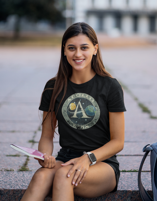Apollo Project 1961 NASA Distressed Print T-shirt
