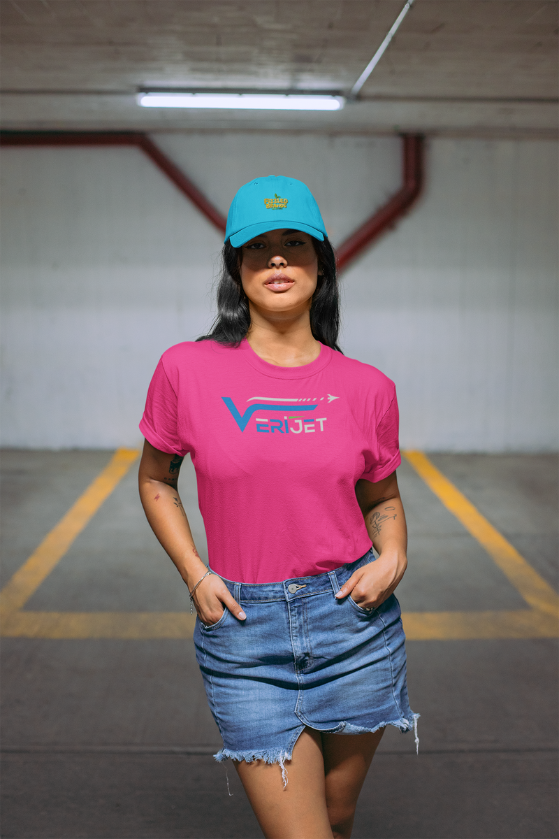 Load image into Gallery viewer, Verijet Private Jet Charter Logo T-Shirt Aviation
