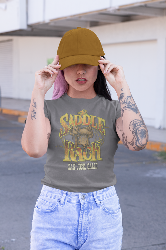 The Saddle Rack San Jose 1976 California Country Music Dancing Nightclub T-shirt