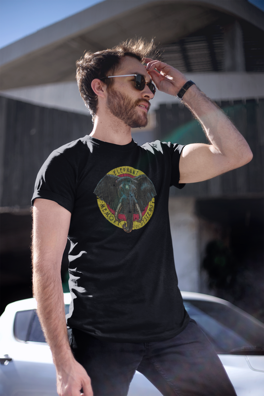 Elephant Memory Systems 1980 Distressed Print T-shirt