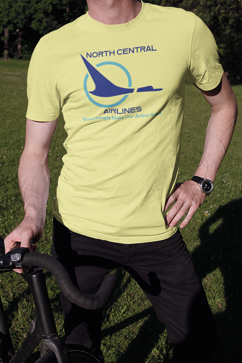 Load image into Gallery viewer, North Central Airlines Blue Goose Vintage American Carrier Retro T-shirt
