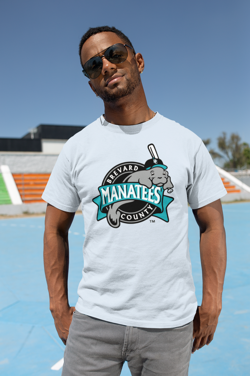 Load image into Gallery viewer, Brevard County Manatees Nostalgic Baseball  T-shirt

