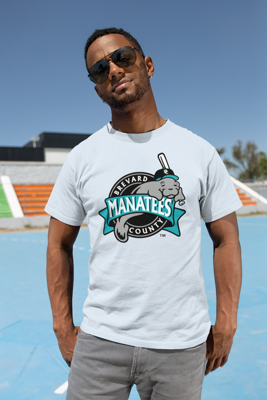 Brevard County Manatees Nostalgic Baseball  T-shirt