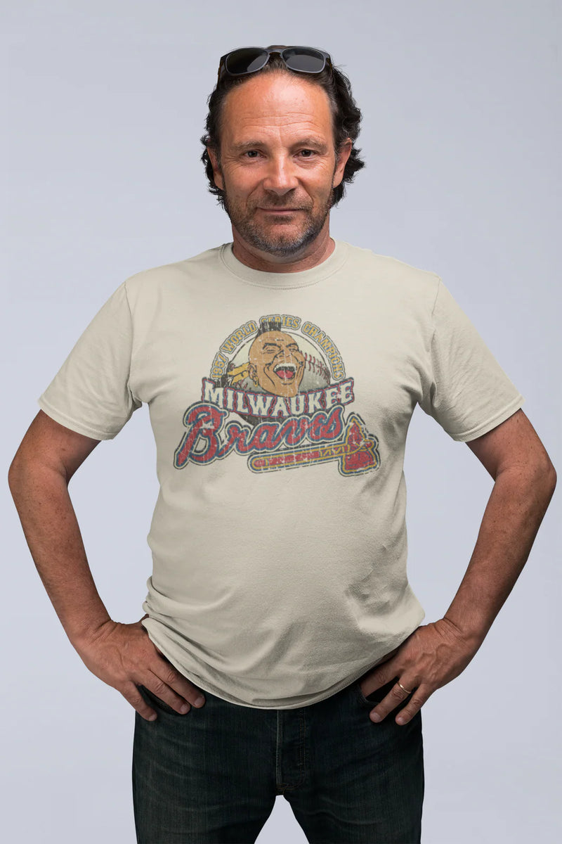 Load image into Gallery viewer, Milwaukee Braves World Champions Baseball Team T-shirt
