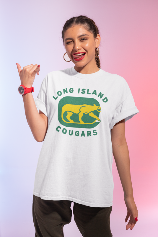 Long Island Cougars New York Hockey Team T-shirt